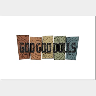 Goo Goo Dolls - Retro Pattern Posters and Art